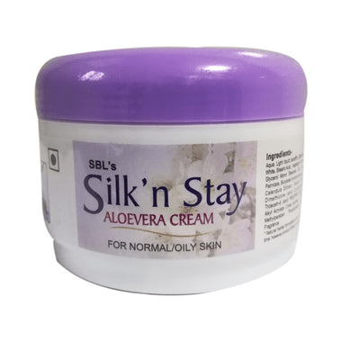 SBL Silk N Stay Aloe Vera Cream for Normal / Oily Skin 100gms