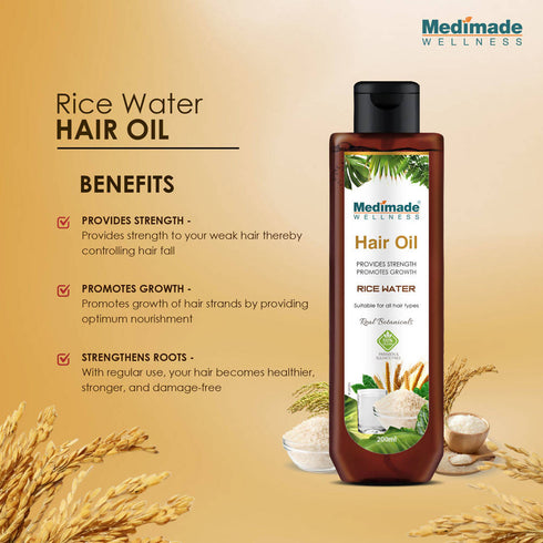 Medimade Wellness Rice Water Hair Oil