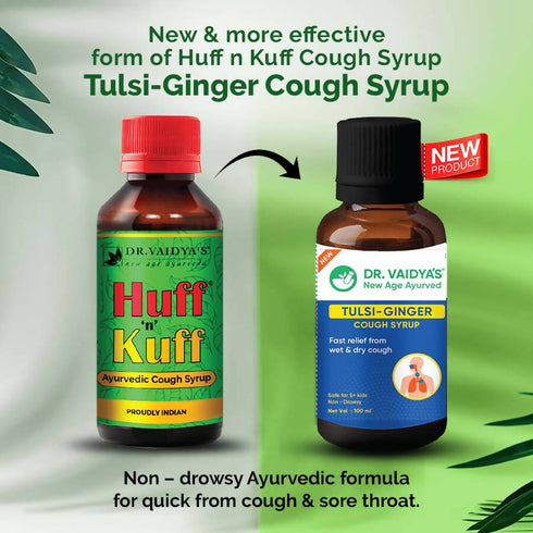 Dr. Vaidya's Tulsi Ginger Cough Syrup