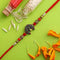 Beautiful Peacock Ethnic Rakhi & Soan Papdi