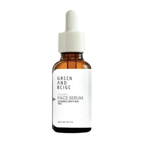Green And Beige Vitamin C and AHA Pro Face Serum
