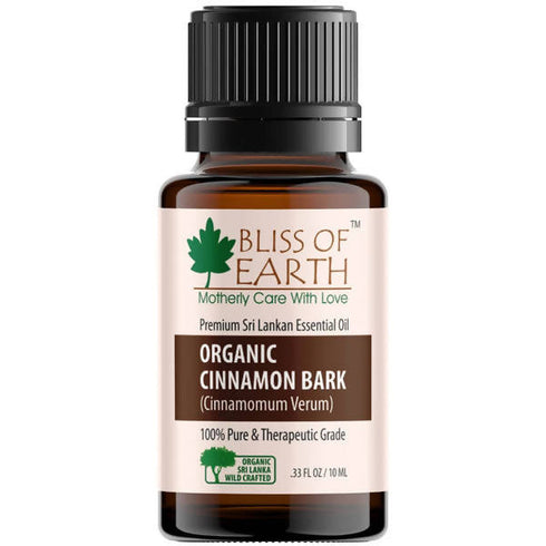Bliss of Earth Organic Cinnamon Bark Premium Sri Lankan Essential Oil