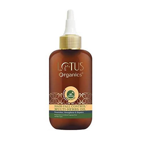 Lotus Organics+ Hair Fall Control Multi|Herbs Oil