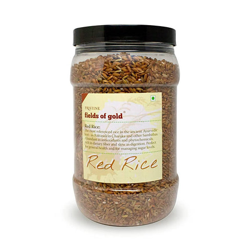 Pristine Fields of Gold | Red Rice Jar