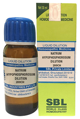 SBL Natrum Hypophosphorosum Dilution 200 CH