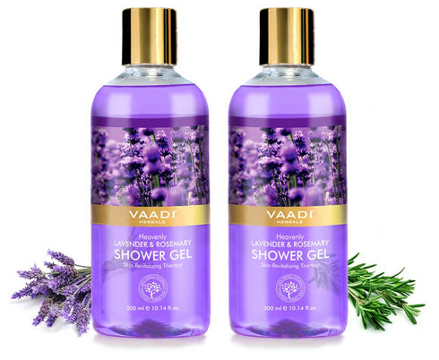 Vaadi Herbals Heavenly Lavender and Rosemary Shower Gel