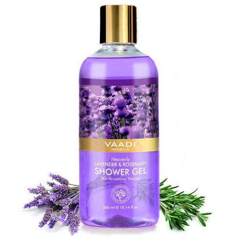 Vaadi Herbals Heavenly Lavender and Rosemary Shower Gel