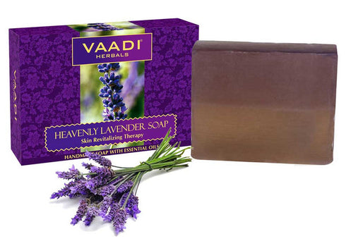Vaadi Herbals Super Value Pack of 6 Heavenly Lavender Soap 450g