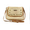 Cream Color Leather Sling Bag