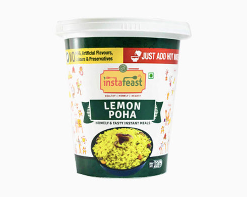 Insta Feast Ready to Eat Lemon Poha | 80g Each