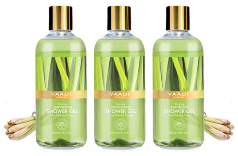Vaadi Herbals Enticing Lemongrass Shower Gel