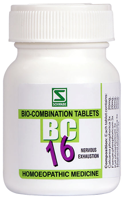 Dr Willmar Schwabe India Bio Combination 16 (BC 16) Tablet