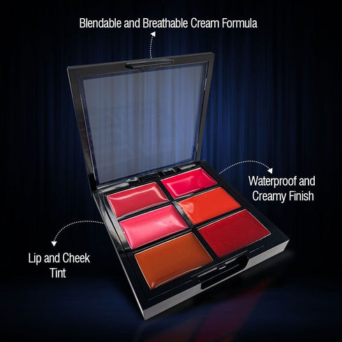 Coloressence Lip Souffle Moisturising Creamy Multicolor Lipstick Palette 10g