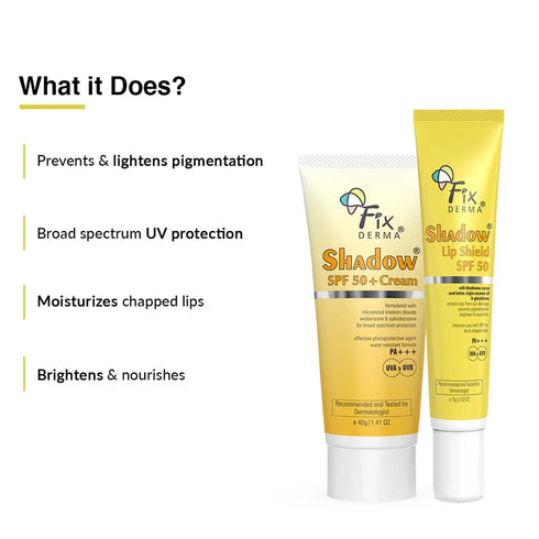 Fixderma Skincare Shadow Roll On Sunscreen For Kids Spf 50