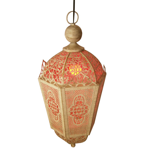 Small Arabic Designer Lantern  5"x9"