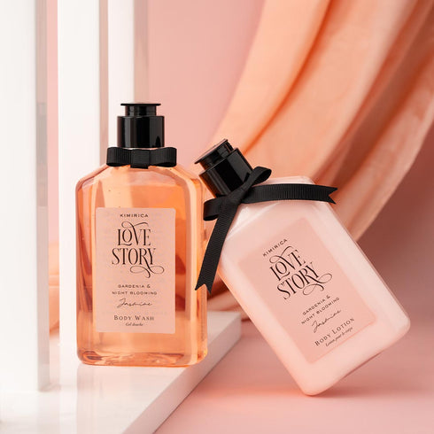 Kimirica Love Story Body Lotion and Body Wash Body Care Duo 270ml Each