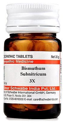 Dr Willmar Schwabe India Bismuthum Subnitricum Trituration Tablet 3X