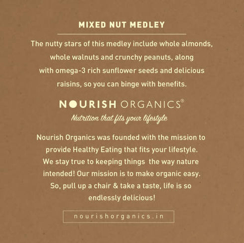 Nourish Organics Mixed Nut Medley