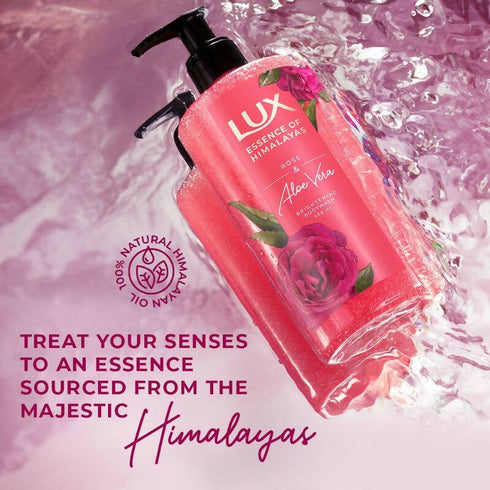 Lux Essence Of Himalayas Rose And Aloe Vera Brightening Body Wash