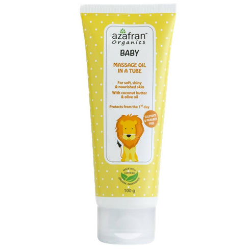 Azafran Organics Baby Massage Oil