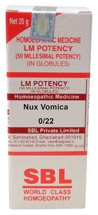 SBL Nux Vomica 0/22 LM