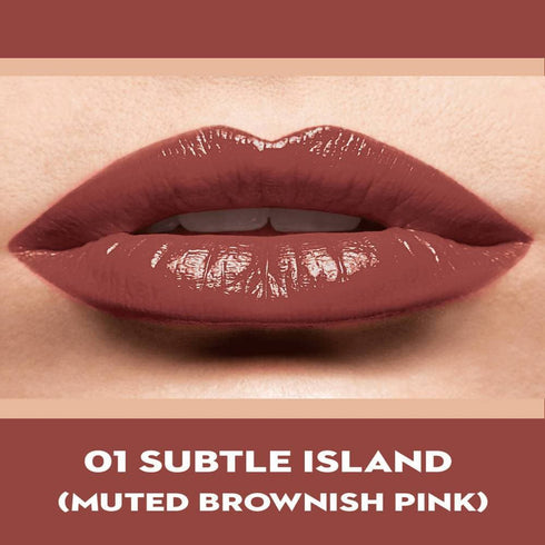 Sugar Never Say Dry Creme Lipstick Subtle Island | Muted Brownish Pink
