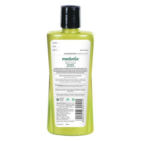 Medimix Ayurvedic Turmeric Body Wash with Argan Oil