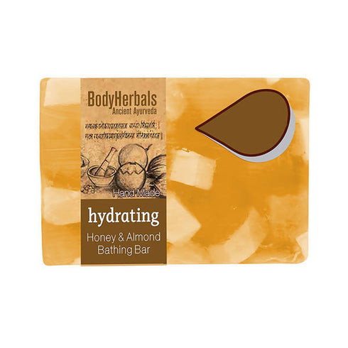 Bodyherbals Hydrating Hand Made Honey Almond Bathing Bar 100g