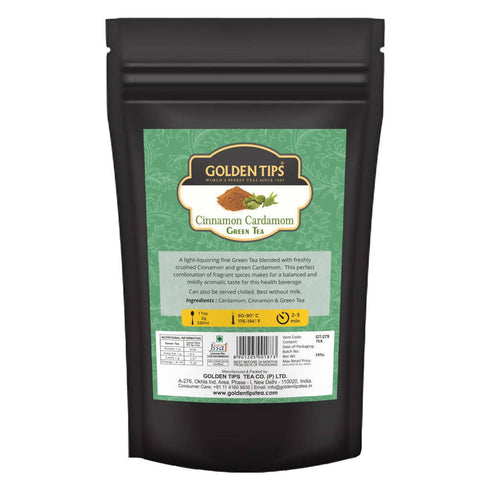 Golden Tips Cinnamon Cardamom Green Tea