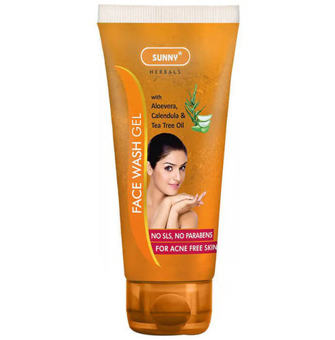 Bakson's Sunny Herbal Face Wash Gel with Aloevera, Calendula and Tea Tree Oil