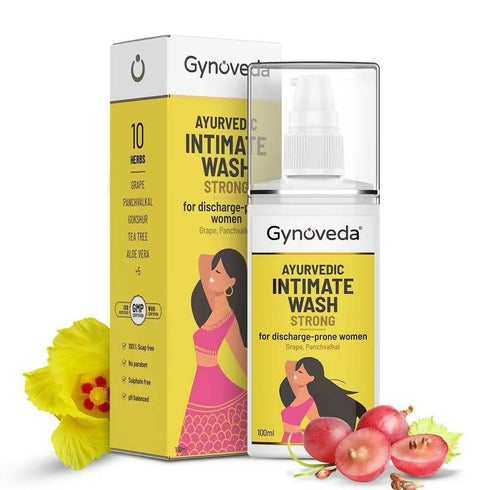 Gynoveda Intimate Wash Strong For White Discharge