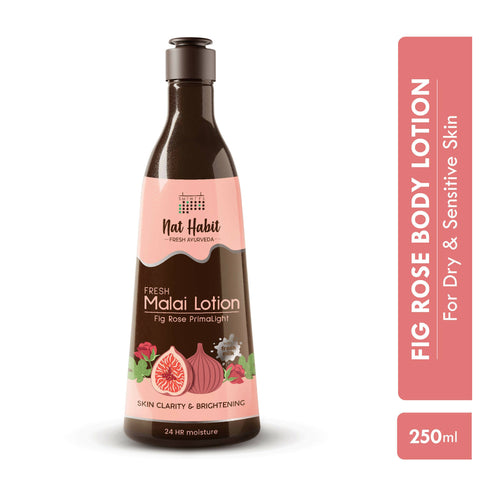 Nat Habit Fresh Fig Rose Prima Light Malai Lotion