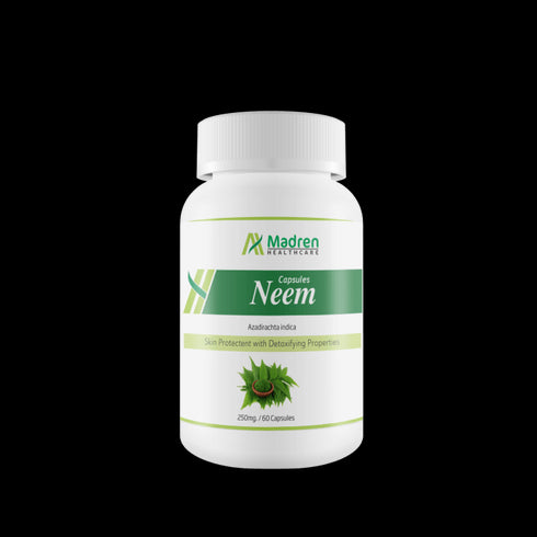 Madren Healthcare Neem 250mg Capsule 60 capsules