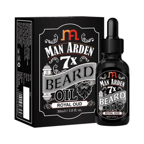 Man Arden 7X Beard Oil Royal Oud bottle of 30 ml
