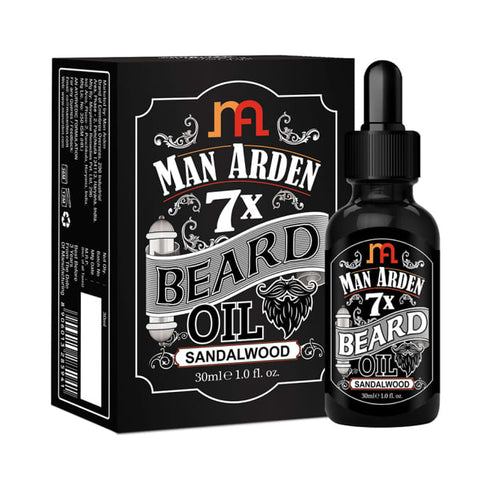 Man Arden 7X Beard Oil Sandalwood bottle of 30 ml Oil