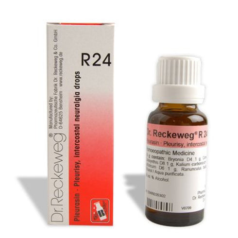Dr. Reckeweg R24 Pleurisy and Intercostal Neuralgia Drop 22ml