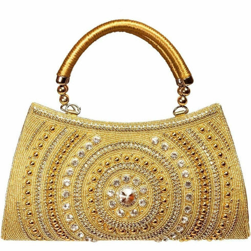 Louise Belgium Hand-held Bag (Gold)