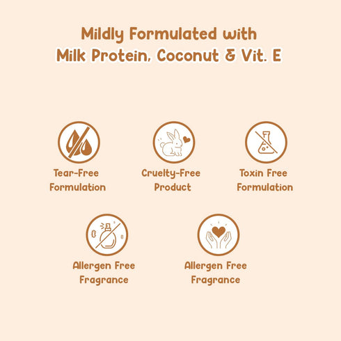 Mother Sparsh Daily Moisturizing Milky Soft Baby Shampoo