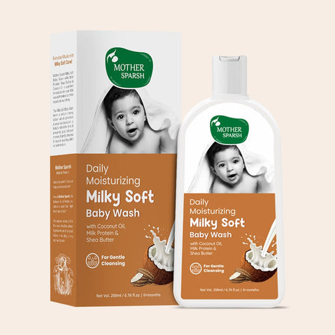Mother Sparsh Daily Moisturizing Milky Soft Baby Wash
