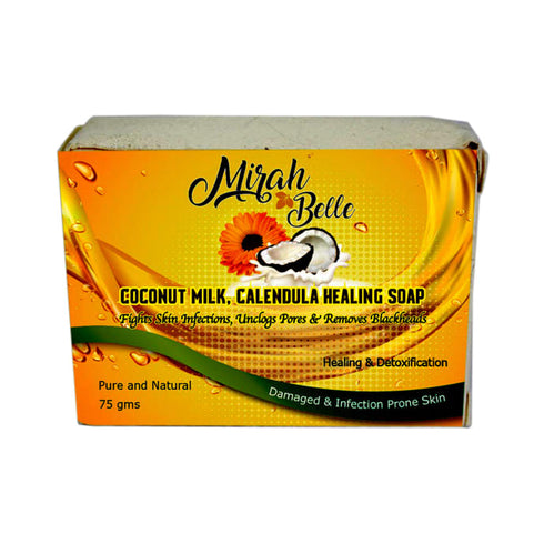 Mirah Belle Coconut Milk Calendula Healing Soap 75g