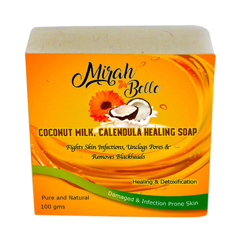 Mirah Belle Coconut Milk, Calendula Healing Soap 100g
