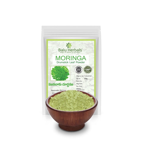 Balu Herbals Munagaku Drumstick, Moringa Leaf Powder 100g