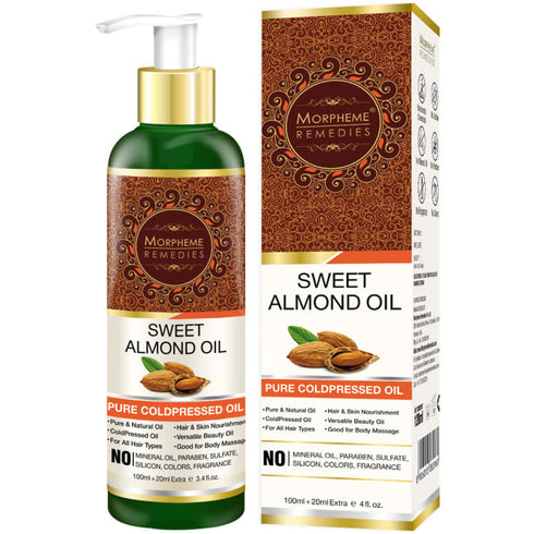 Morpheme Remedies Pure Coldpressed Sweet Almond Oil 100 ml