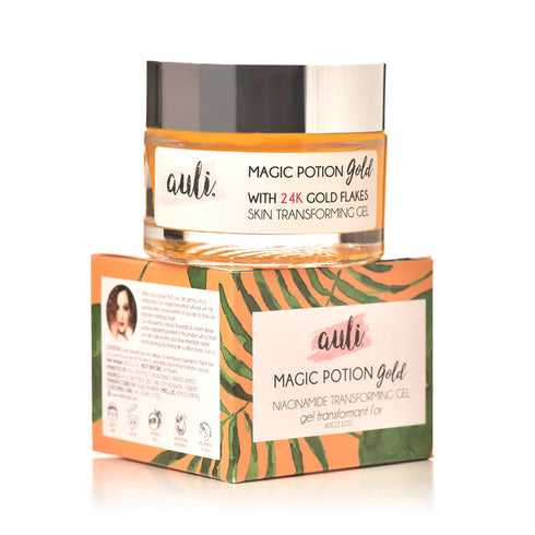 Auli Magic Potiongold With 24Kgold Flakes Skin Transforminggel 60g