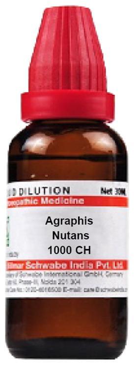 Dr Willmar Schwabe India Agraphis Nutans Dilution 1000 CH
