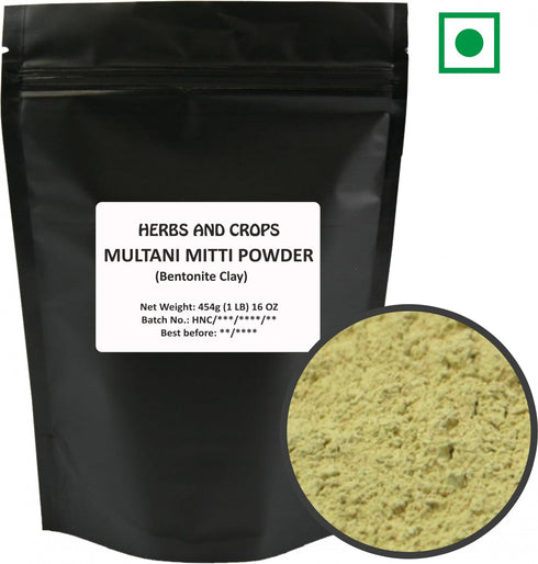Herbs And Corps Fuller's Earth (Multani Mitti) Powder 454g