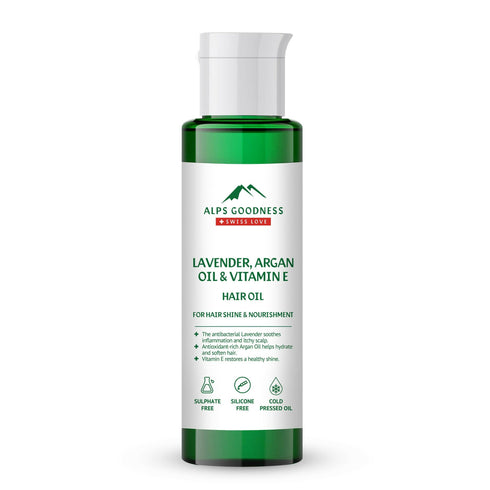 Alps Goodness Lavender Argan Oil and Vitamin E Hair Oil