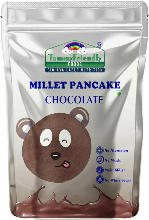TummyFriendly Foods Aluminium|Free Millet Pancake Mix | Chocolate
