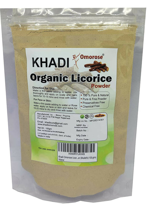 Khadi Omorose Licorice (Mulethi) Powder