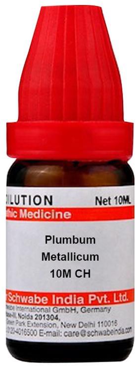 Dr Willmar Schwabe India Plumbum Metallicum Dilution 10M CH